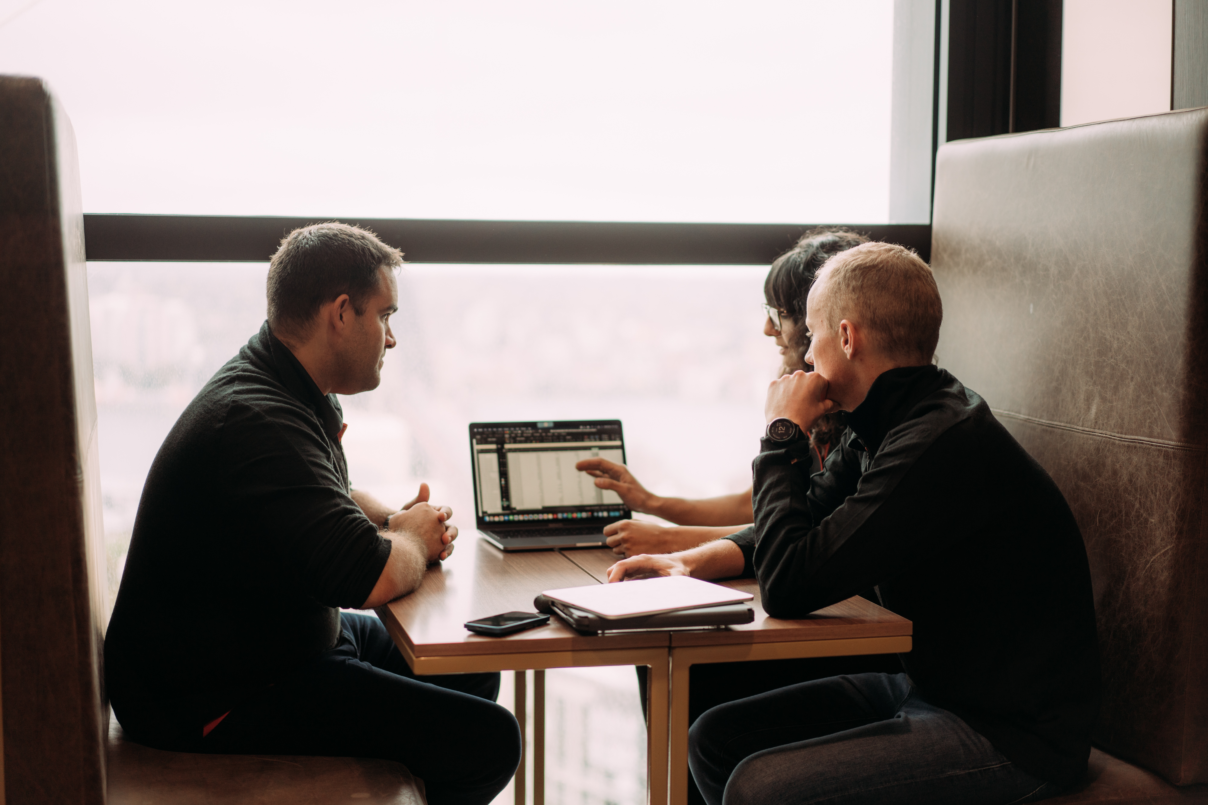 FGS advisors in a client strategy session